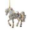 Car Rearview Mirror Pendant Acrylic Horse Car Charm Christmas Tree Ornament Personalized Hanging Accessory