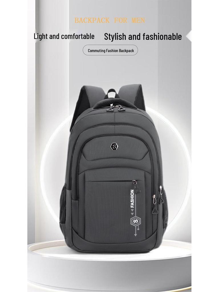 Herren Laptop-Rucksack mit großer Kapazität: Ideal für Geschäft, Reisen, Wandern und Studenten.