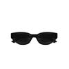 GM Nylon lens sunglasses with cat-eye square frame, popular online, unisex, UV protection UV400Big face looks slimmer in the sun