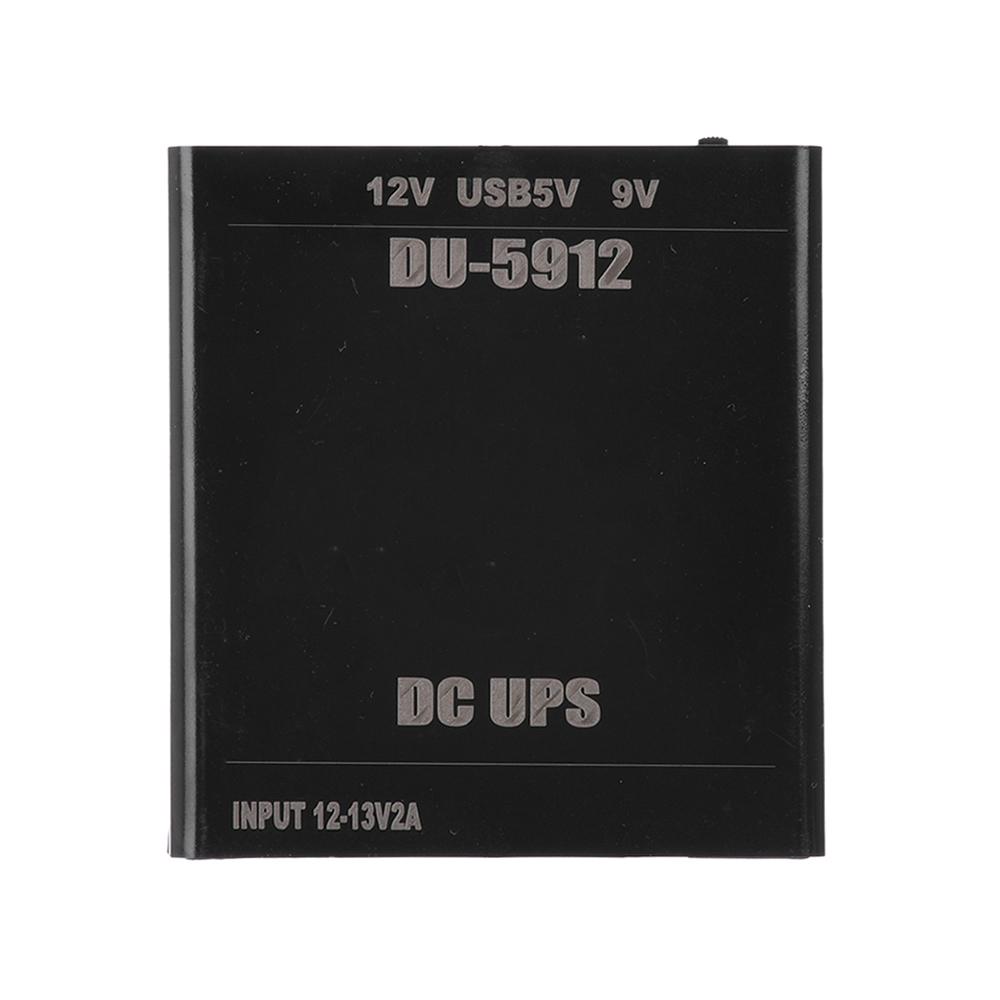 

UPS 3-cell 18650 Lithium Battery Solderless Power Supply Box Router Optical Modem Uninterruptible Power Supply Box 5V/9V/12V чёрный