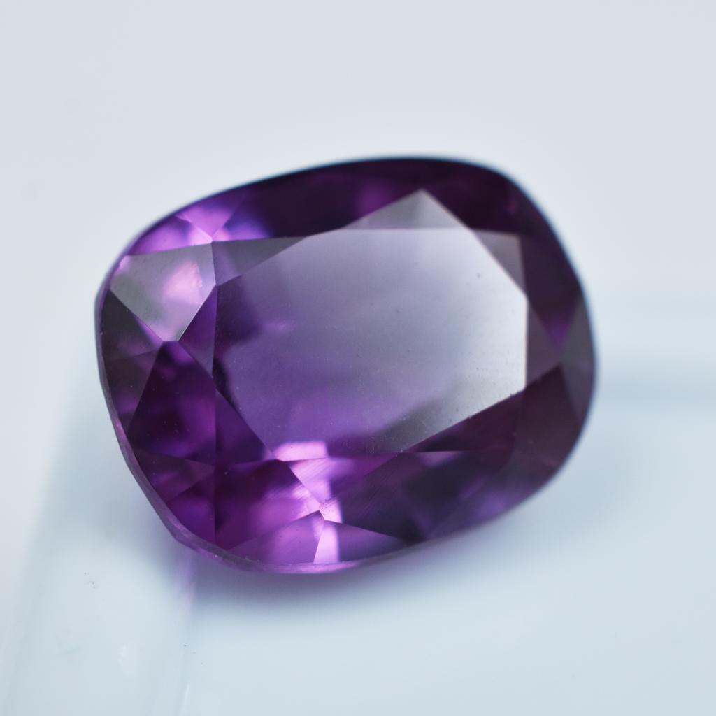 Natural Purple Tanzanite Loose Gemstone Cushion Cut 5.25 ct for Jewelry Making and Gem Collections