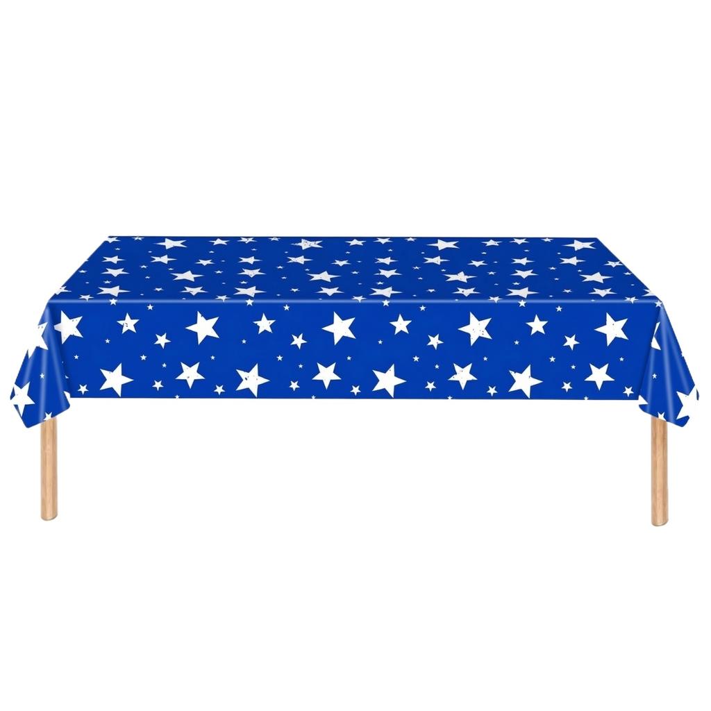 Independence Day Party Tablecloth For Children, Patriotic Party Decorations, Disposable PE Tablecloth
