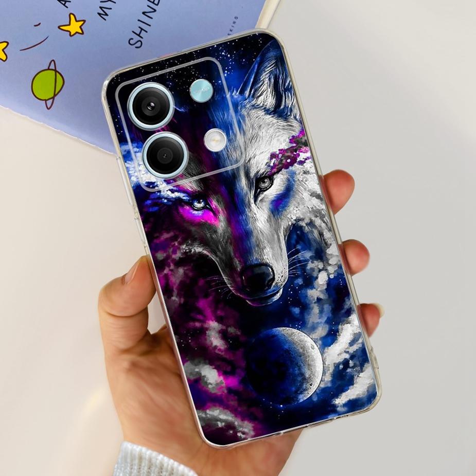 För Xiaomi Redmi Note 13 Pro Plus-skal Lyxigt målat fodral Klar silikontelefonskal för Redmi Note 13 Pro Note13 5G Mjukt skal