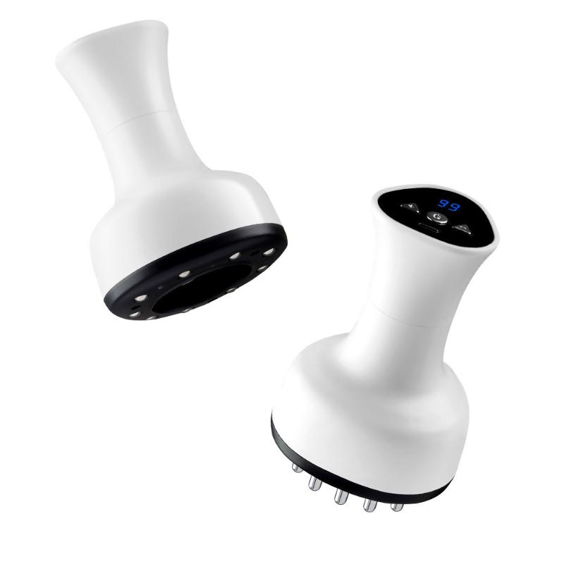 

Home Electric Guasha Scraping Massage Cupping Body Massager Vacuum Cans Suction Cup Heating Fat Burner Anti-Cellulite Massager белый