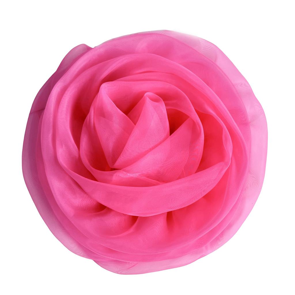 Oversized 3D Flower Brooch Handmade Flower Accessory for Clothing and Home Decors with Realistic Polyester Texture