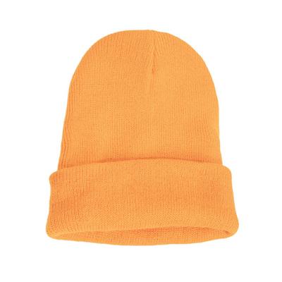Chapéu de Tricô Unissex Cor Sólida Masculino Feminino Chapéu Sem Aba Inverno Macio Respirável Quente Elástico Chapéu Roupa Exterior