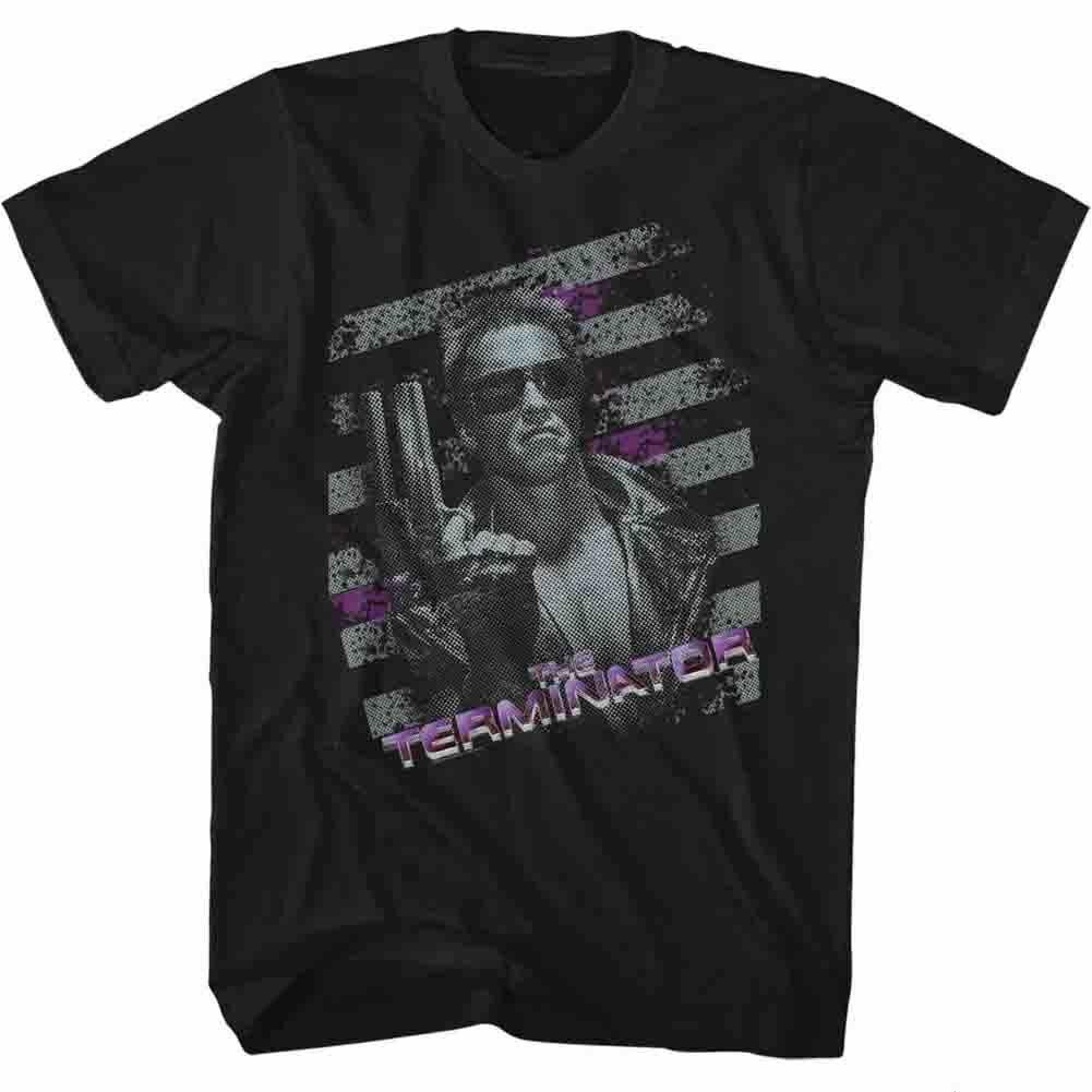 Terminator Purple Black Adult T-Shirt L