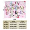 Cartoon Love Tamagotchis Knitted Blankets Fleece Throw Blankets Summer Air Conditioning Personalised Ultra-Soft Warm Bedspreads