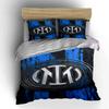 Inter Milan logo patroon. Beddengoedsets Dekbedovertreksets Dekbedovertrekken Kussenslopen(1*Dekbedovertrek 2*Kussenslopen zonder dekbedvulling)