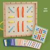 Elastic Rope Stringing Game for Preschoolers: Concentration and Logical Thinking Building Blocks