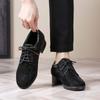 Men's modern dance shoes, black soft-soled square dance dance shoes, Jitba sailor breathable outdoor wear-resistant new models