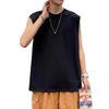 Men's Loose Fit Solid Color Sleeveless Summer T-Shirt