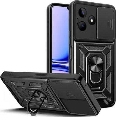 Armored Case for Realme Note 50, CamShield Slide, Black