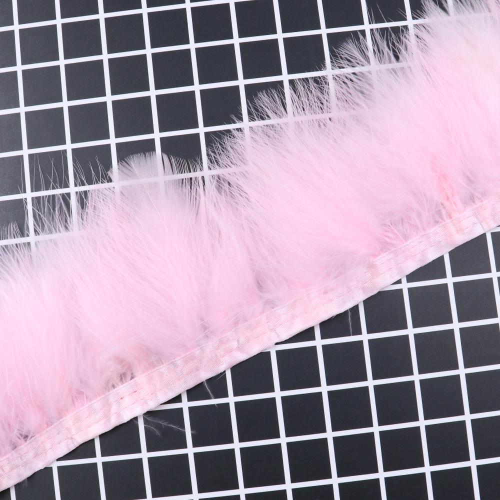 8-10Cm Marabou Turkey Feathers Trim Ribbon Diy Crafts Wedding Party Decor Sewing Clothing Accessories Handmade Home Plume Decor