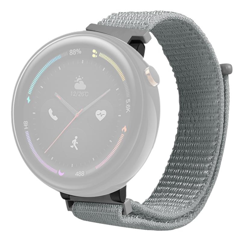 For Huami Amazfit Verge 2 (A1807) Nylon Sport Loop Watch Bands Adjustable Strap with Spring Bar