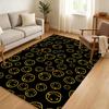 A-N-Nirvana-Rock Band Anime Floor Mat Soft Thickened Flannel Door Mat Non-Slip Living Room Rug Home Decor
