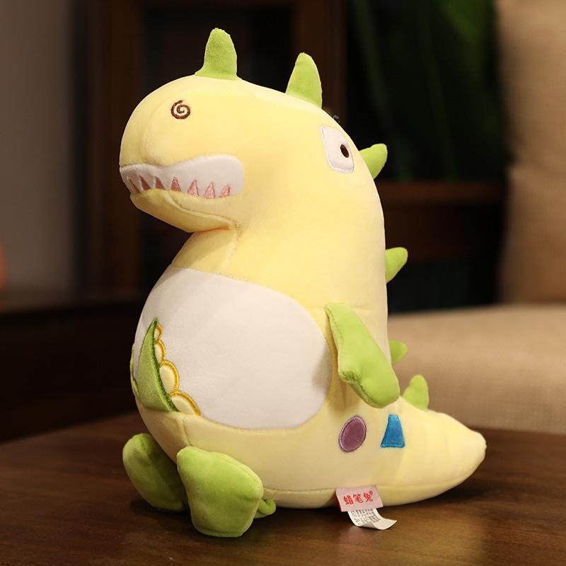 Cute Geometric Dinosaur Doll Plush Toy Girl Bed Sleeping Pinch Pillow Children Soothing Doll Rag Doll