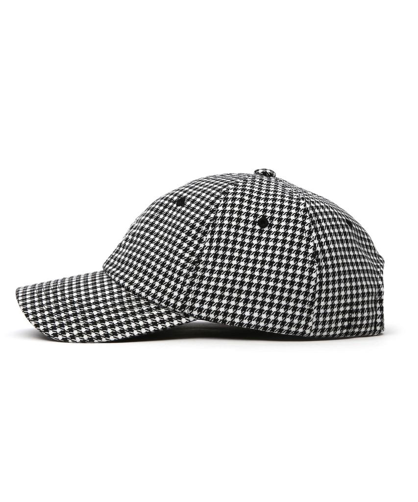 Eondeokeonteulol Houndstooth Check Logo Ball Cap Union Udc / Authentic B B / Mono Hound
