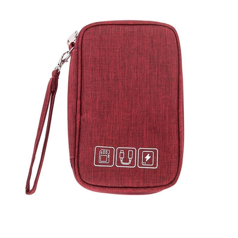 Cable Data Storage Bag Fashion Casual Simple Classic Exquisite Practical Style
