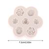 7 In 1 Flower Rose Peony Silicone Mold Diy Flower Aroma Candle Plaster Gypsum Ornaments Handmade Soap Mould