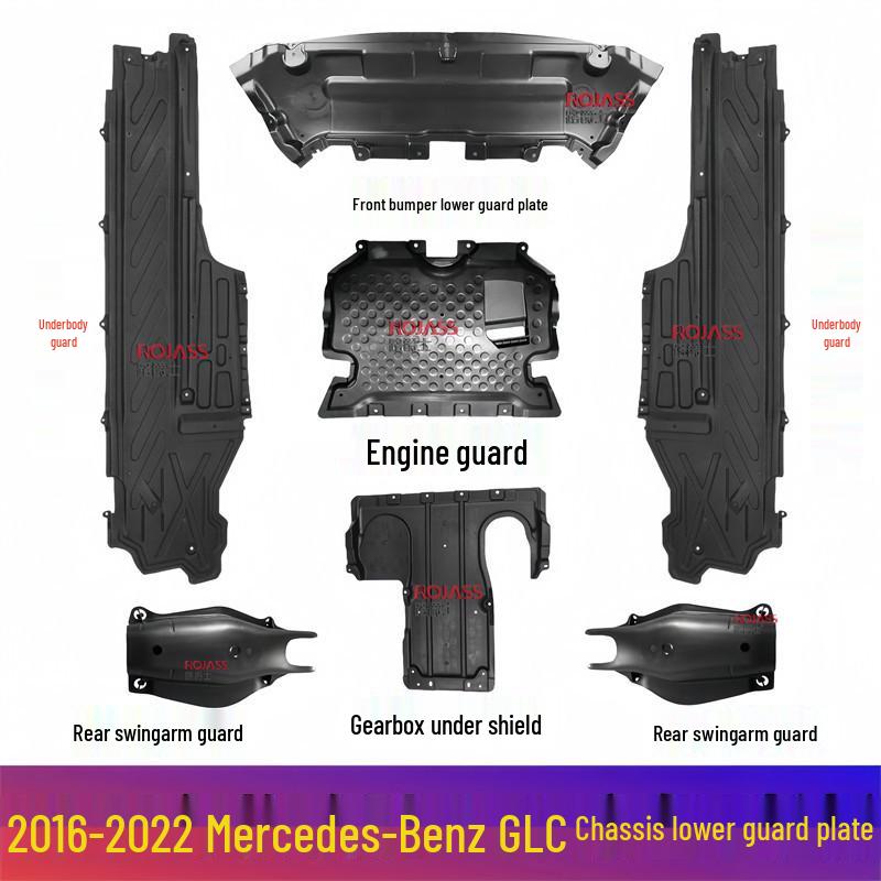 

Compatible with Mercedes-Benz GLC200, GLC260, GLC300: Front Bumper, Gearbox, Chassis, Engine Control Arm, and Undershield for W253. Other Car Parts [Consult Customer Service]