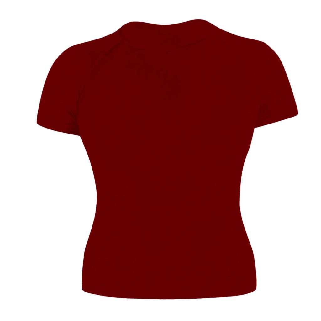 DFYNE Full Matte Nylon Seamless Moisture-Wicking Fitness T-Shirt