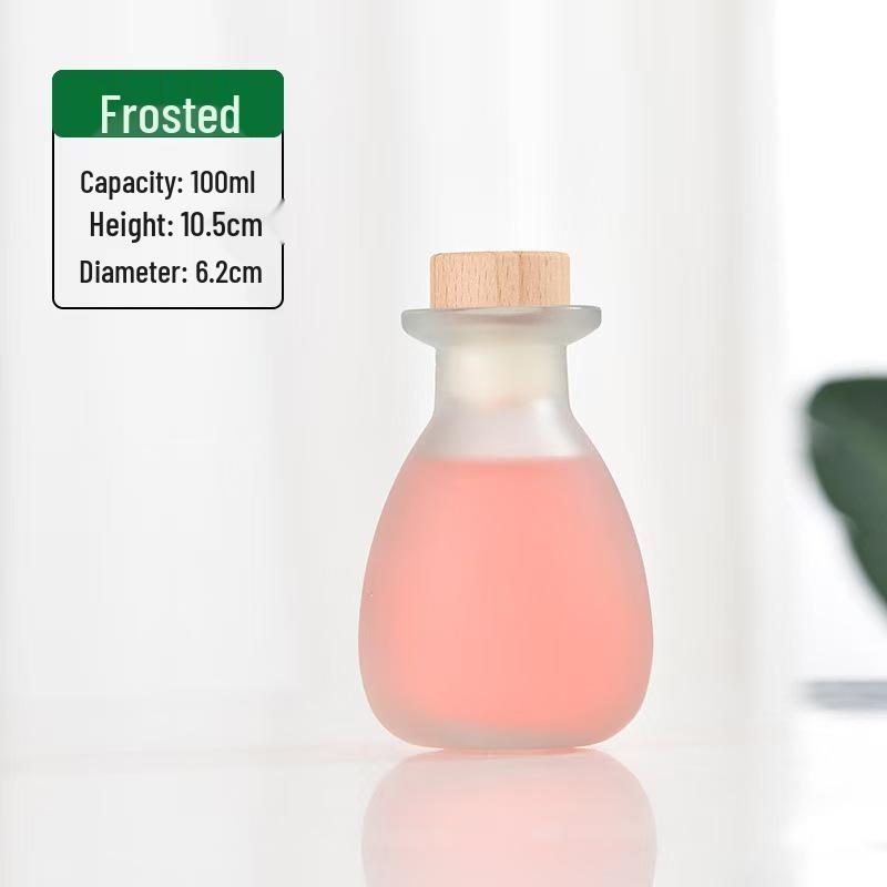 Premium Homemade Fruit Wine Bottles: Sealed, Leak-Proof, Frosted Glass with Large Belly Design