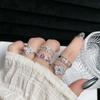 Neuer Eingang Kleeblatt Offener Ring elegant Exquisit High-End Offener Ring