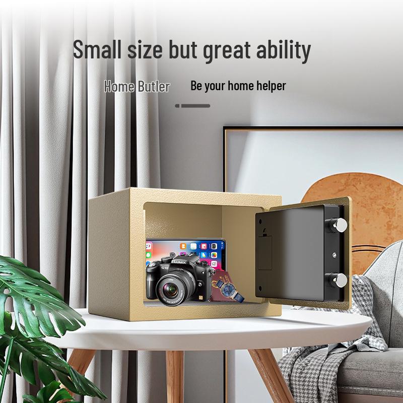 Cofre Eletrônico de Senha Montado na Parede - Caixa de Depósito Seguro para Crianças e Adultos, Presente de Aniversário Ideal