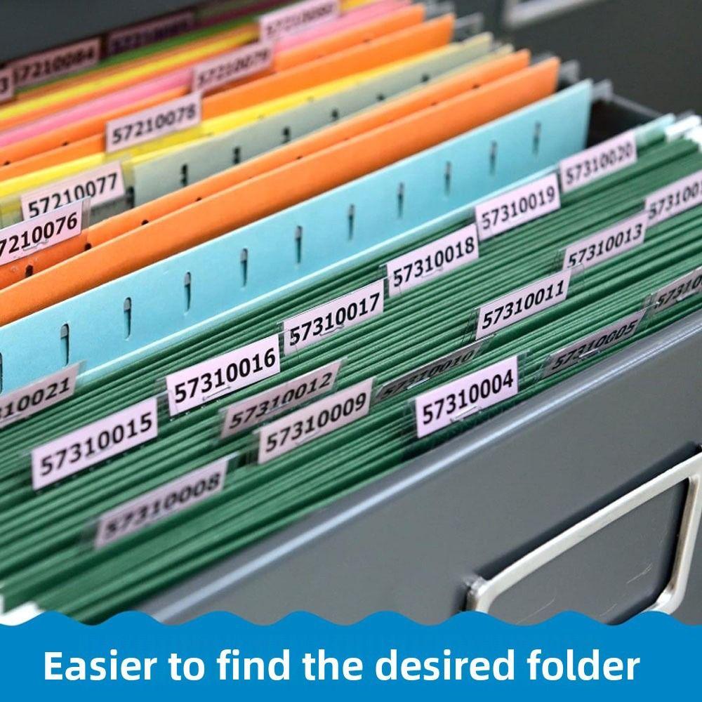 25pcs Index Label File Storage Folder Page Separation Self-adhesive Index Label  Paperwork