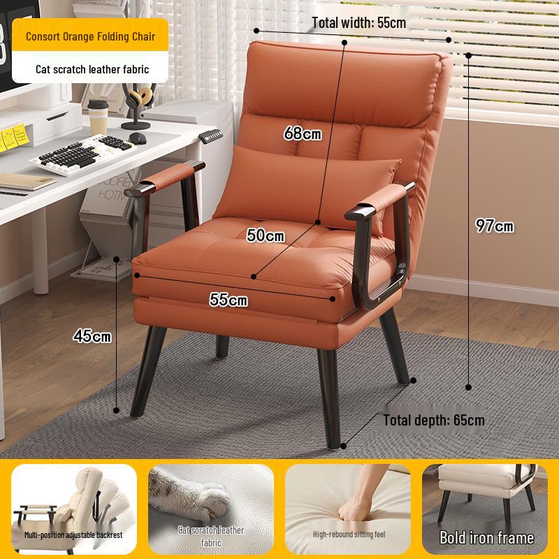 Convertible Sofa Chair: Foldable Sofa Bed for Office, Nap, and Home Use; Ideal for Sitting, Sleeping, and Lounging.