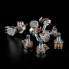 10Pcs Electric Guitar Pots Split Shaft Guitar Potentiometers A20K Volumes Tone Control Guitar Potentiometer Enduring