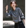 Women's Relaxed Fit Plaid Pullover Shirt