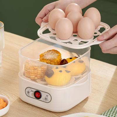 Two/Three-Layer Multifunction Egg Boiler Cooker 6 Eggs Automatic Mini Steamer Breakfast Cooking Egg Steamer Kitchen Cooking Tool