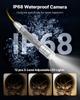 VEVOR 2026 Upgraded Sewer Camera with WiFi, 20m Drain Pipeline Camera, IP68 Snake Plumbing Cameras with Light- 12 LEDS
