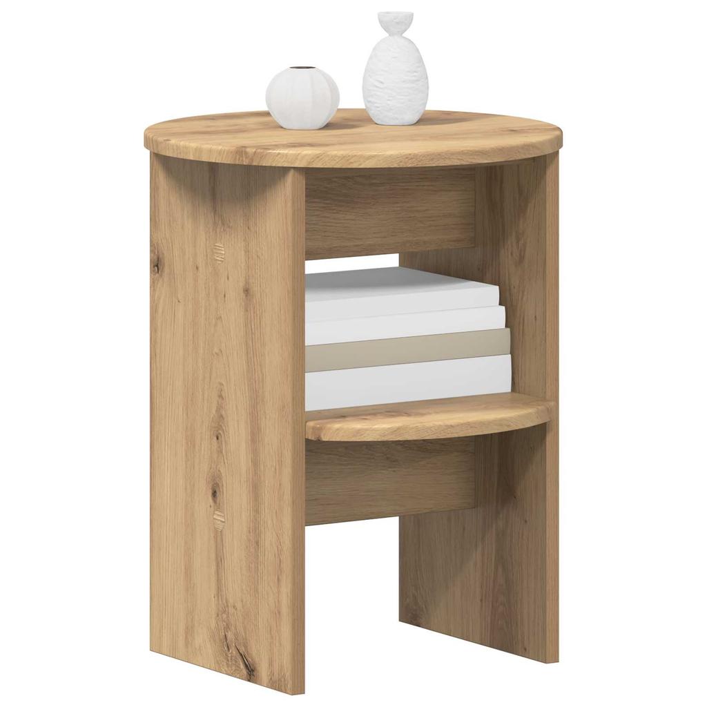 Side Cabinet Artisan Oak Ø40 X 50 Cm Particleboard
