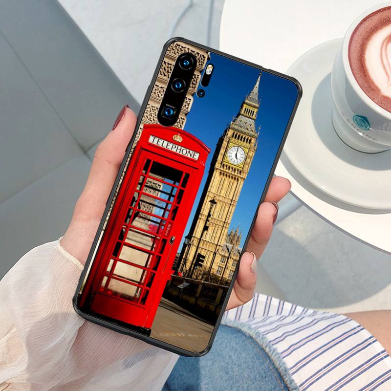 Malerische Orte Städte Länder UK London Big Ben Coque Handyhülle Für Huawei Honor 7A Pro 7C 10i 8A 8X 8S 8 9 10 20 Lite Hülle