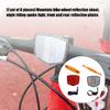 Bicycles Wheel Spokes Reflective Stickers Tube Light Warning Light Reflector Safety Bike Wheel Light for Cycling