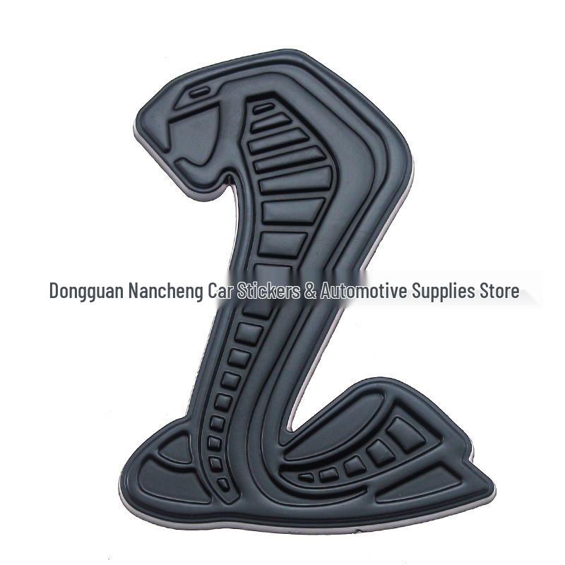 Ford Mustang GT500 Metal Car Decals: Cobra & Shelby GT Emblems