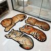Tapis de porte Lion Absorbant Tapis de sol Loup Antidérapant Nouveau Tapis Tigre Chambre à coucher Salle de bain