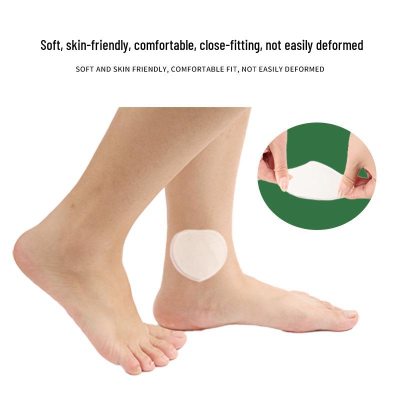 Gel Heel Protector: Soft, Wear-Resistant, Self-Adhesive Ankle and Foot Cushion for Sports, Anti-Friction Stickers