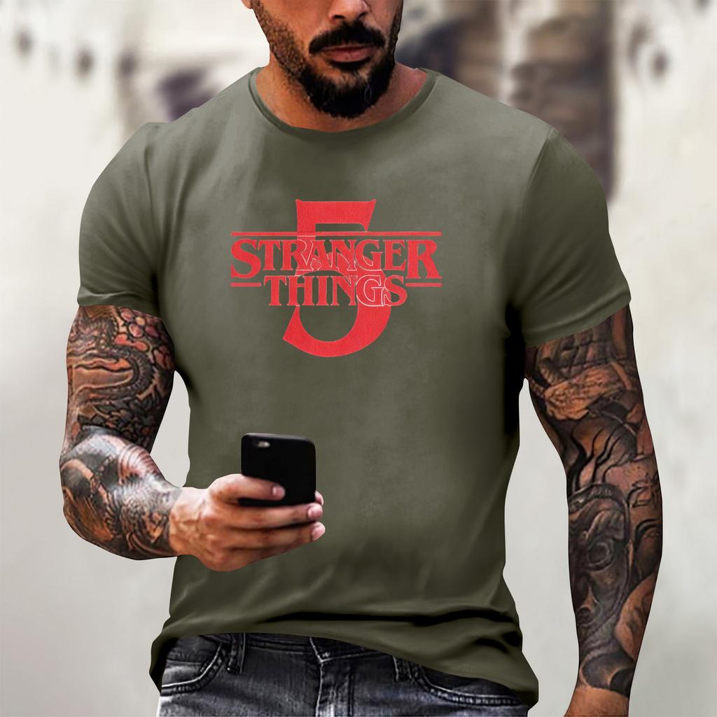 Men's Short Sleeve T-Shirt With Movie And TV Print