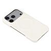 For iPhone 17 Pro Max Case Compatible with MagSafe Skin-Touch Leather + PC Back Cover
