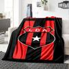 Alajuelense Logo Print Flannel Blanket High Quality Warm Comfortable Cover for All Seasons Perfect for Gifts Home Decor