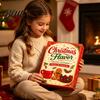 Holiday Countdown Gift 2026 Christmas Characters Advent Calendar 24-Day Food Theme Ornament Set Stocking Stuffers 2D Acrylic Hanging Decor for Tree,