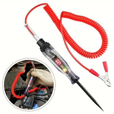 6V 12V 24V auto circuit tester stilou auto circuit tensiune tester auto lumină electrică sondă stilou detector instrumente de testare diagnosticare