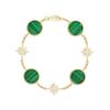 Monaco High Fashion Alloy Plated 18k Gold Bracelet Women's Gold YB5754XMAL