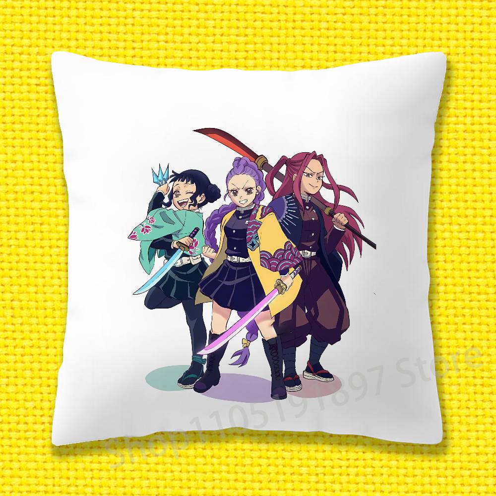 D-Demon H-Hunters Jinu Girl Throw Pillow Case For 50x50cm 40x40cm 55x55cm 45x45cm 30x30cm Square Bedroom Pillowcase Cover