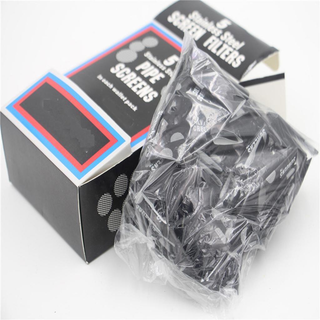 500pcs Multifunctional Hookah Water Pipe Stainless Steel Metal Filters Screen Gauzes . 20mm Silvers