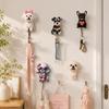 5 Pezzi Gancio Autoadesivo Acrilico Animale Carino Gancio Ausiliario Ganci Decorativi da Parete Bagno